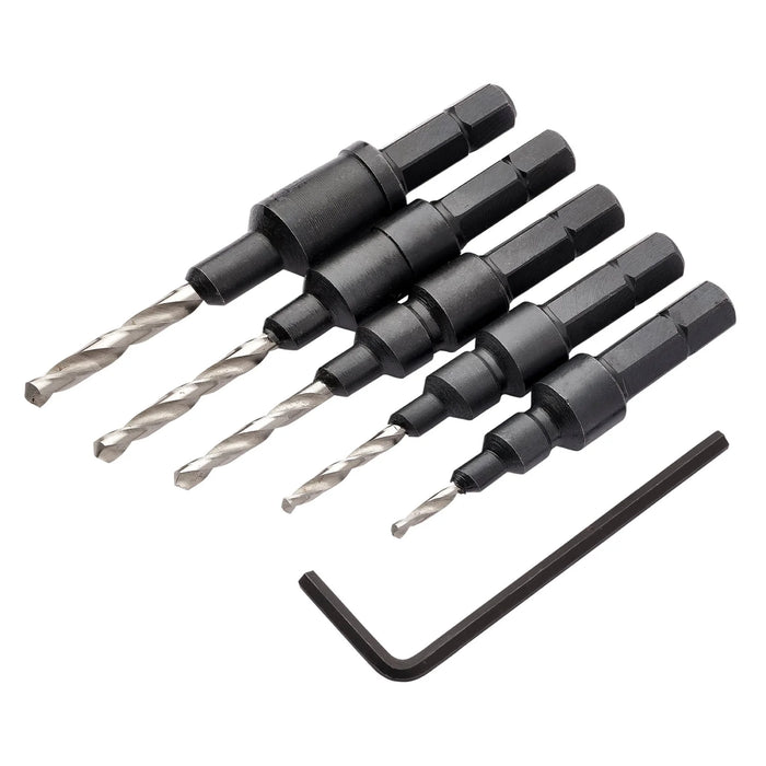 Draper Countersink Bit Set (5 Piece) - CSBSET2