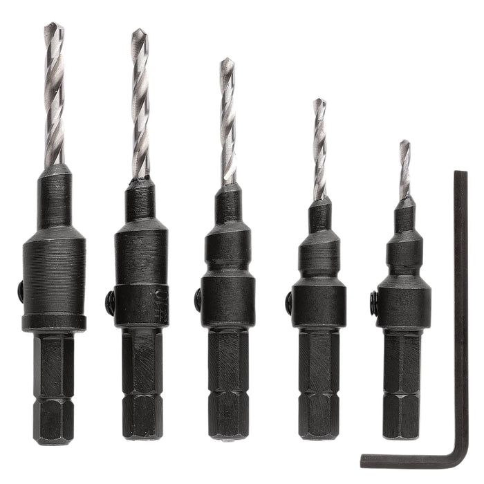 Draper Countersink Bit Set (5 Piece) - CSBSET2