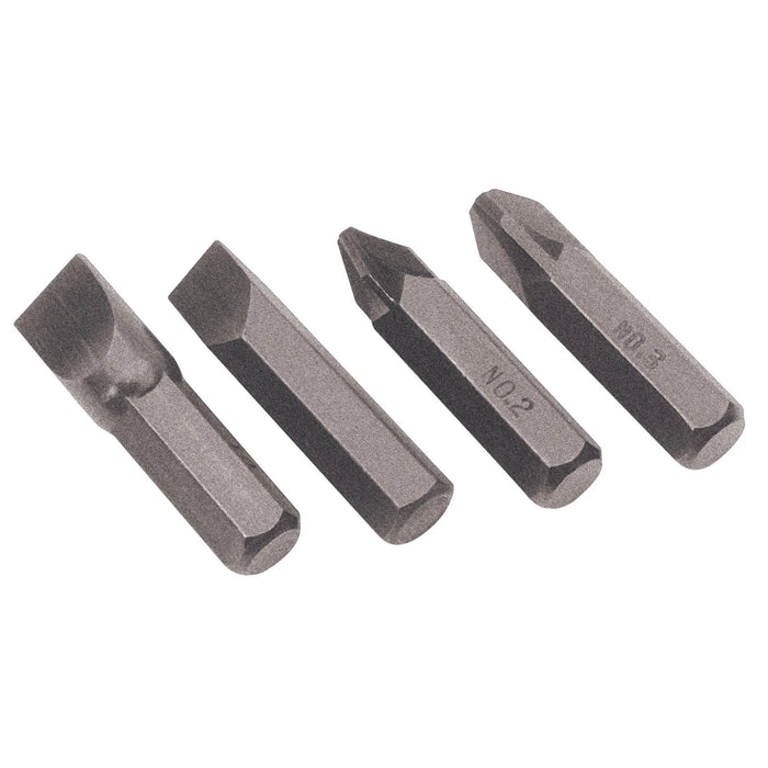 Draper Impact Screwdriver Bit Set (4 Piece) - 2800M/4
