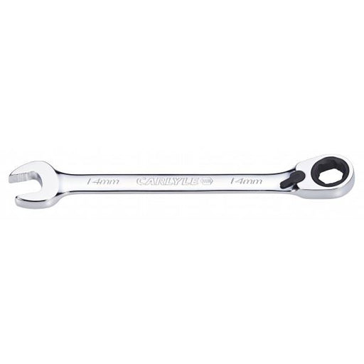 Carlyle Tools Spanner - Reversible Ratcheting - Metric - 14 mm - image 1
