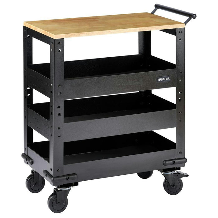 Draper BUNKER 3 Tier Trolley with Pull Handle, 714mm - B400-3TCR