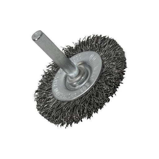 Faithfull Wire Brush 50mm x 6mm Shank, 0.30 Wire Faithfull - Town Tools