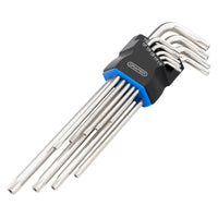 Draper TX-STAR® Extra Long Arm Security Key Set (9 Piece) - ELTXS9