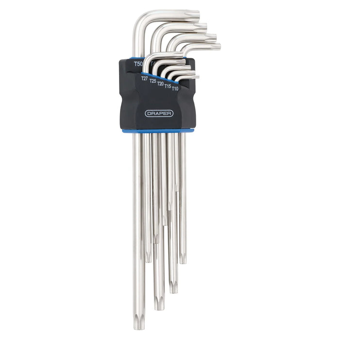 Draper TX-STAR® Extra Long Arm Security Key Set (9 Piece) - ELTXS9