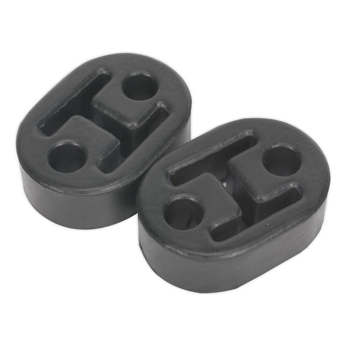 Sealey Exhaust Mounting Rubbers L60 x D41 x H20 (Pack of 2) EX02 Sealey - Town Tools 