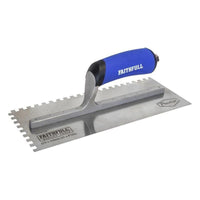 Faithfull Prestige Notched Trowel 275 x 115mm (11 x 4.1/2in) 6mm Notch