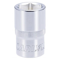 Carlyle Tools Socket - Shallow - Metric Standard - 1/2In. Dr - 17 mm