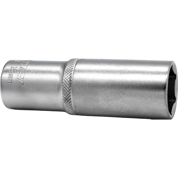 Sealey 1/2"Dr Deep Socket 19mm (Micro Satin Finish)