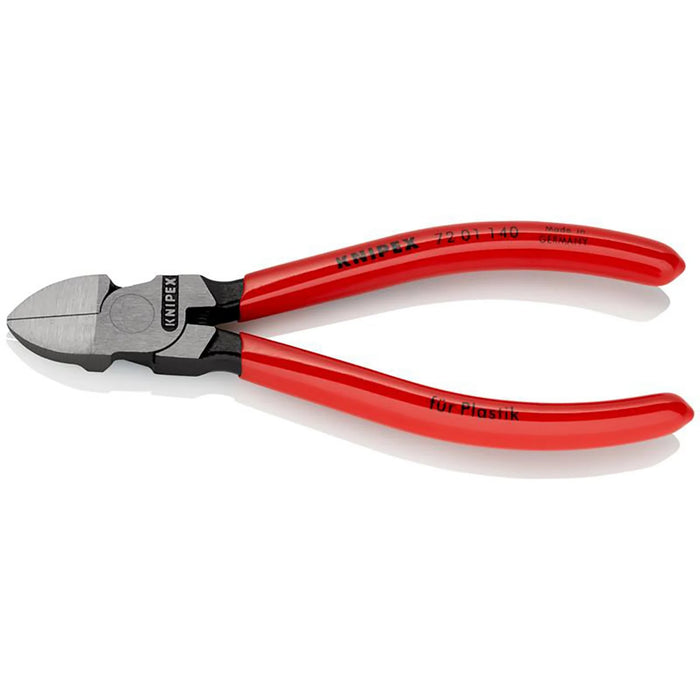 KNIPEX 72 01 140 Diagonal Cutters, 140mm - 72 01 140 SBE