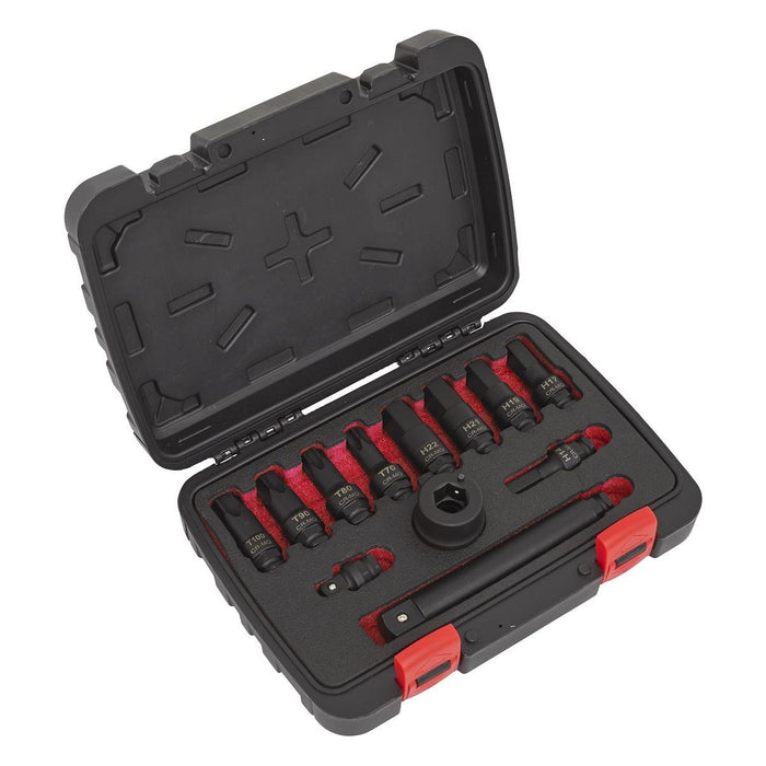 Sealey Premier Premier Impact Socket Bit & Accessories Set 3/4"Sq Drive 12pc Sealey Premier - Town Tools 