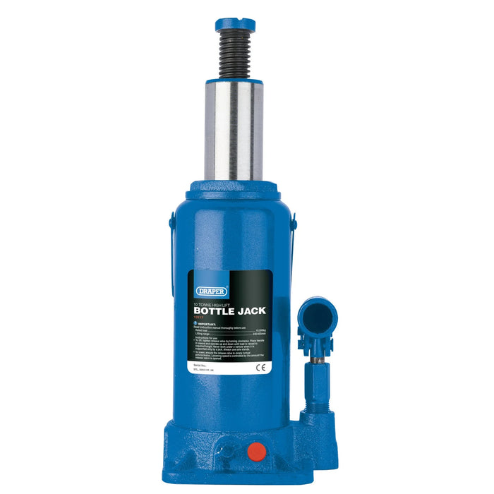 Draper High Lift Hydraulic Bottle jack 4-12