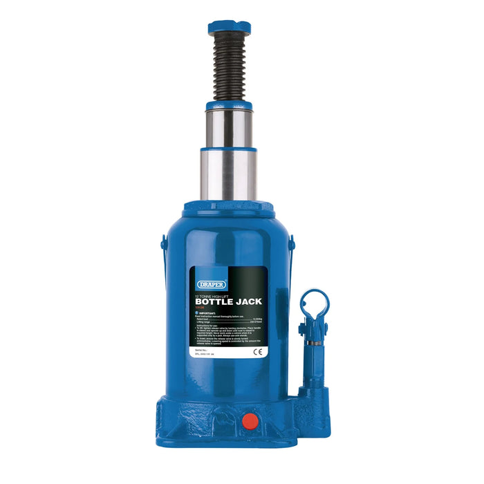 Draper High Lift Hydraulic Bottle jack 4-12