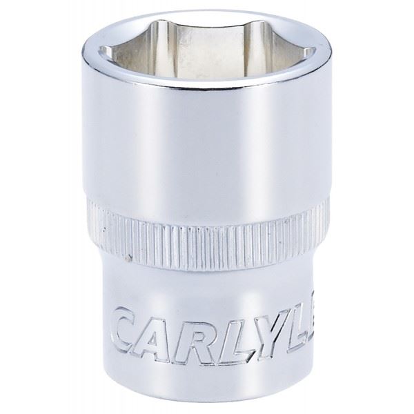 Carlyle Tools Socket - Shallow - Metric Standard - 1/2In. Dr - 20 mm
