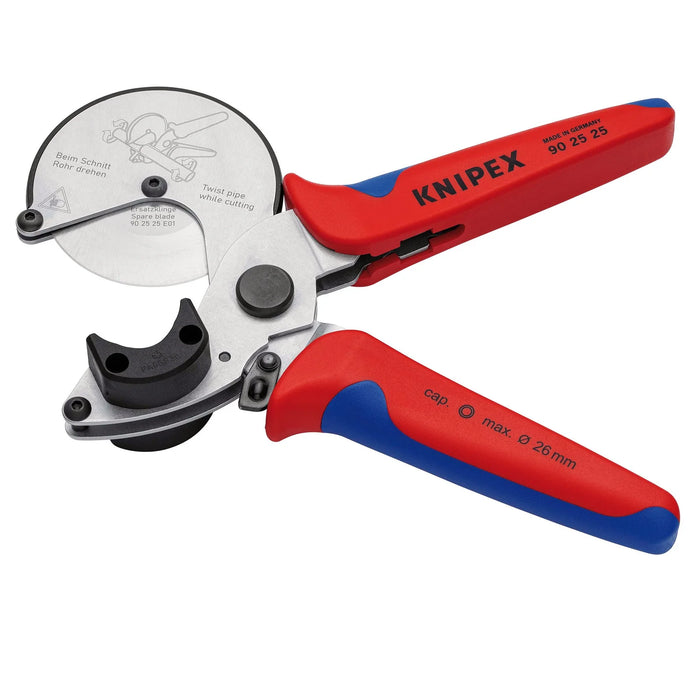 KNIPEX 90 25 25 Pipe Cutter For Composite and Plastic Pipes, 210mm - 90 25 25