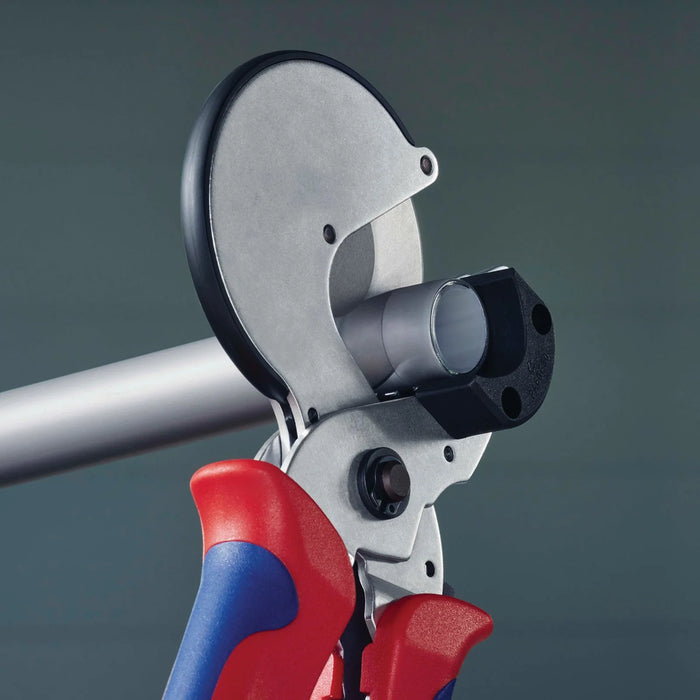 KNIPEX 90 25 25 Pipe Cutter For Composite and Plastic Pipes, 210mm - 90 25 25