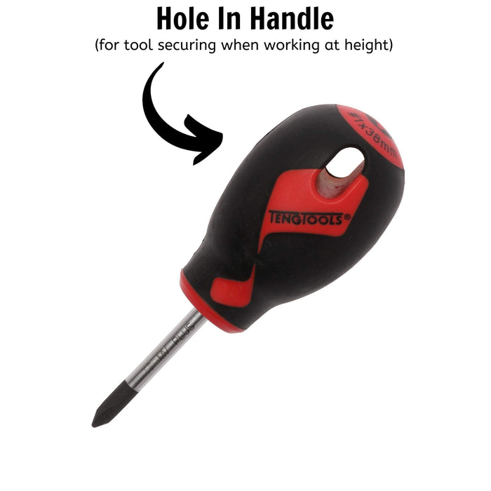 Teng Tools PH Screwdriver PH1 x 38mm XS Teng Tools - Town Tools 