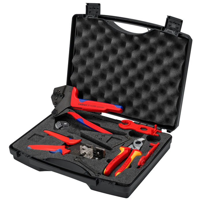 KNIPEX 97 91 04 V02 Tool Case for Solar Cable Connectors MC4, 10mm Capacity, 7