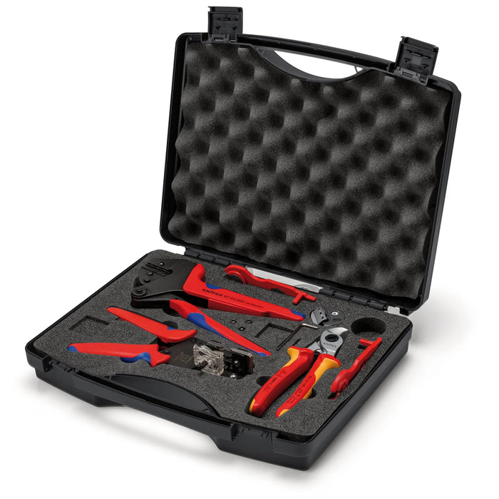 KNIPEX 97 91 04 V02 Tool Case for Solar Cable Connectors MC4, 10mm Capacity, 7