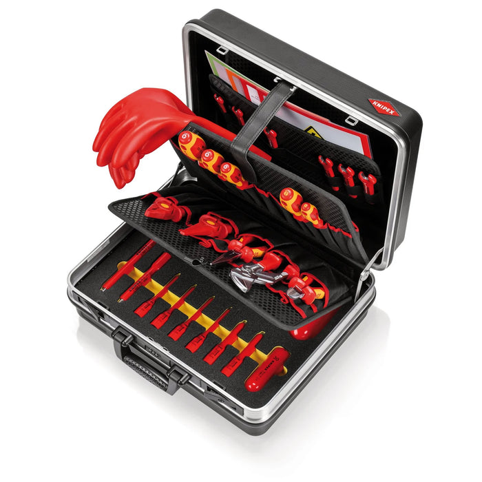 KNIPEX 00 21 05 EV Tool Case "Basic" E-Mobility , 34 Parts, 410mm - 00 21 05 EV