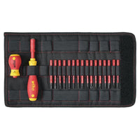 Wiha SoftFinish® electric slimVario Screwdriver Set, 19 Piece