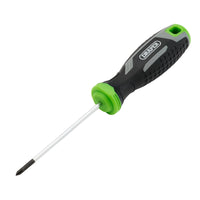 Draper Pozi Soft Grip Screwdriver, PZ0 x 75mm - 200/PZ