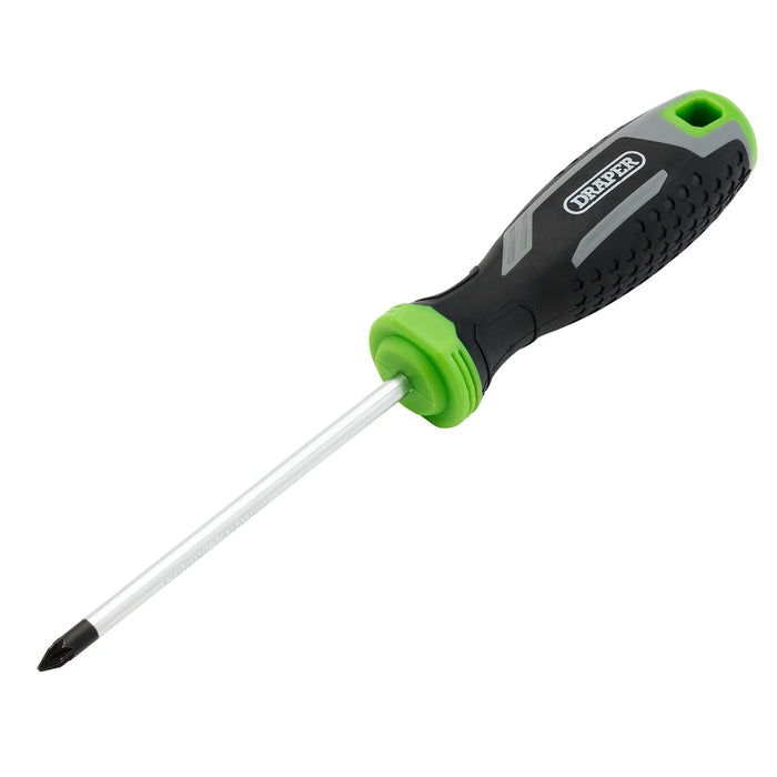 Draper Pozi Soft Grip Screwdriver, PZ1 38-100mm