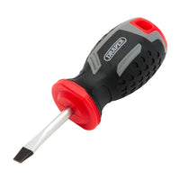 Draper Slotted Soft Grip Screwdriver, SL5.5 38-450mm