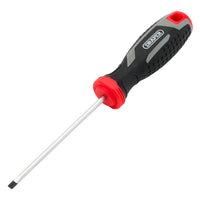 Draper Slotted Parallel Soft Grip Screwdriver, SL4 x 100mm - 200/SL
