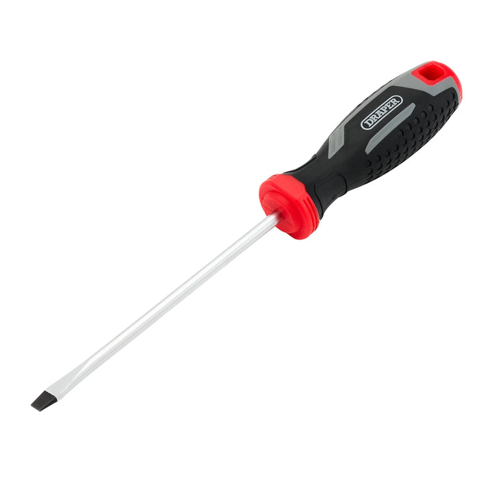 Draper Slotted Soft Grip Screwdriver, SL5.5 38-450mm