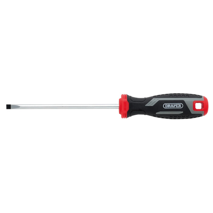 Draper Slotted Parallel Soft Grip Screwdriver, SL5.5 x 125mm - 200/SL