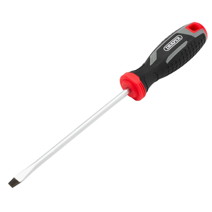 Draper Slotted Soft Grip Screwdriver, SL6 x 150mm - 200/SL