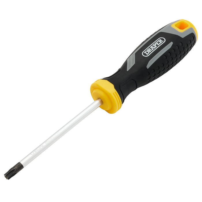 Draper TX-STAR® Tamperproof Soft Grip Screwdriver, T30H x 100mm - 200/TH