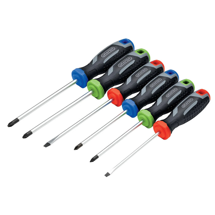 Draper Soft Grip Screwdriver Set (6 Piece) - 200/S3