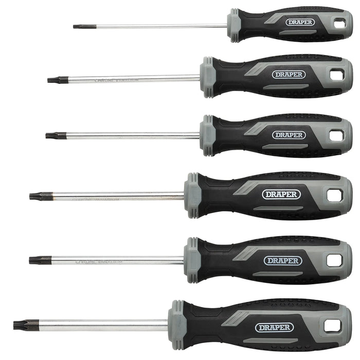 Draper TX-STAR® Soft Grip Screwdriver Set (6 Piece) - 200/S4