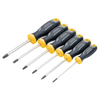 Draper TX-STAR® Tamperproof Soft Grip Screwdriver Set (6 Piece) - 200/S5