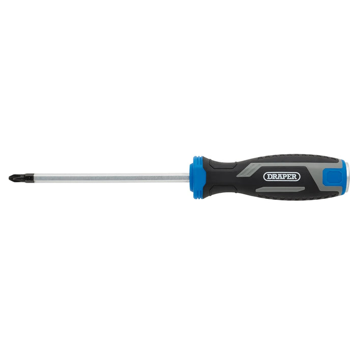 Draper Pound Thru Phillips Soft Grip Screwdriver, PH2 x 125mm - 210/PH