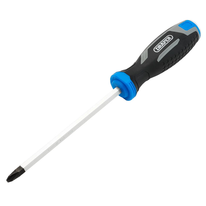 Draper Pound Thru Phillips Soft Grip Screwdriver, PH3 x 150mm - 210/PH