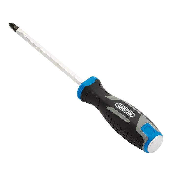 Draper Pound Thru Phillips Soft Grip Screwdriver, PH3 x 150mm - 210/PH