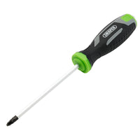 Draper Pound Thru Pozi Soft Grip Screwdriver, PZ2 x 125mm - 210/PZ