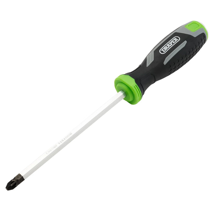 Draper Pound Thru Pozi Soft Grip Screwdriver, PZ3 x 150mm - 210/PZ