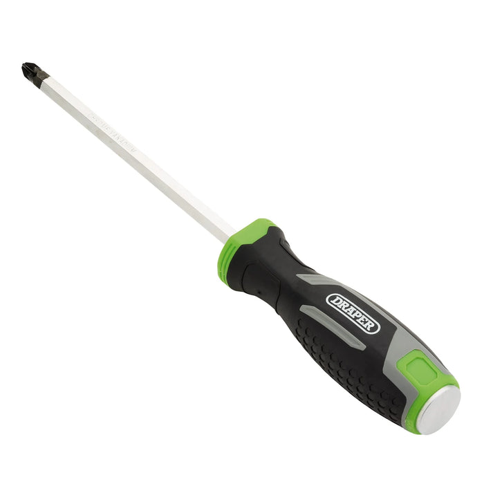 Draper Pound Thru Pozi Soft Grip Screwdriver, PZ3 x 150mm - 210/PZ