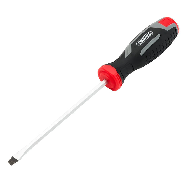 Draper Pound Thru Slotted Soft Grip Screwdriver, SL5.5 x 125mm - 210/SL