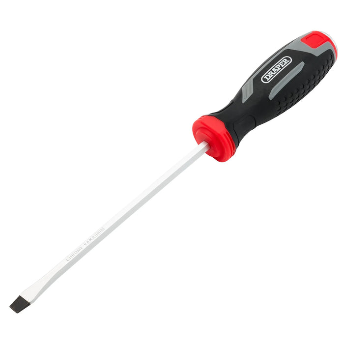 Draper Pound Thru Slotted Soft Grip Screwdriver, SL6.5 x 150mm - 210/SL
