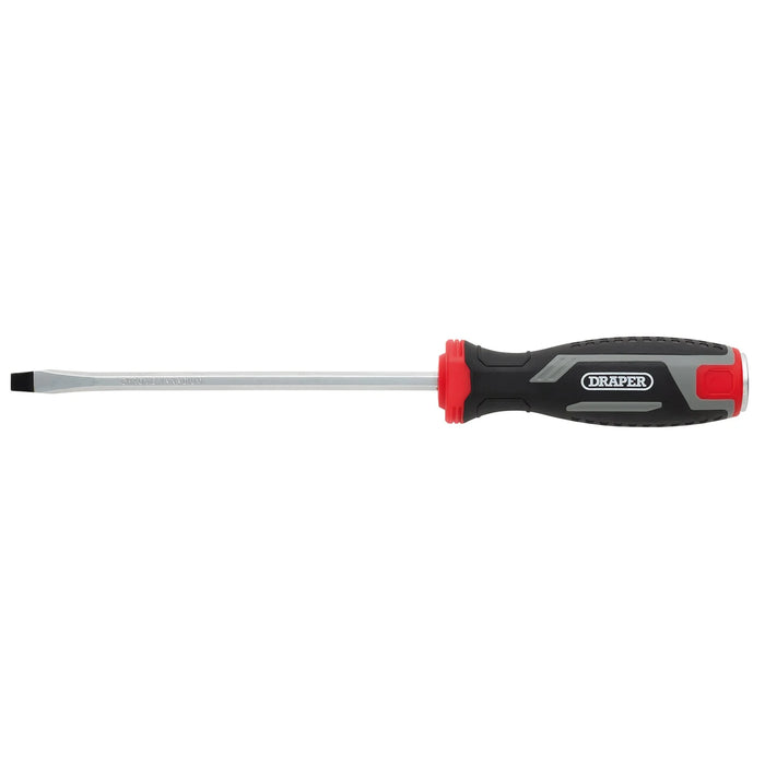 Draper Pound Thru Slotted Soft Grip Screwdriver, SL6.5 x 150mm - 210/SL