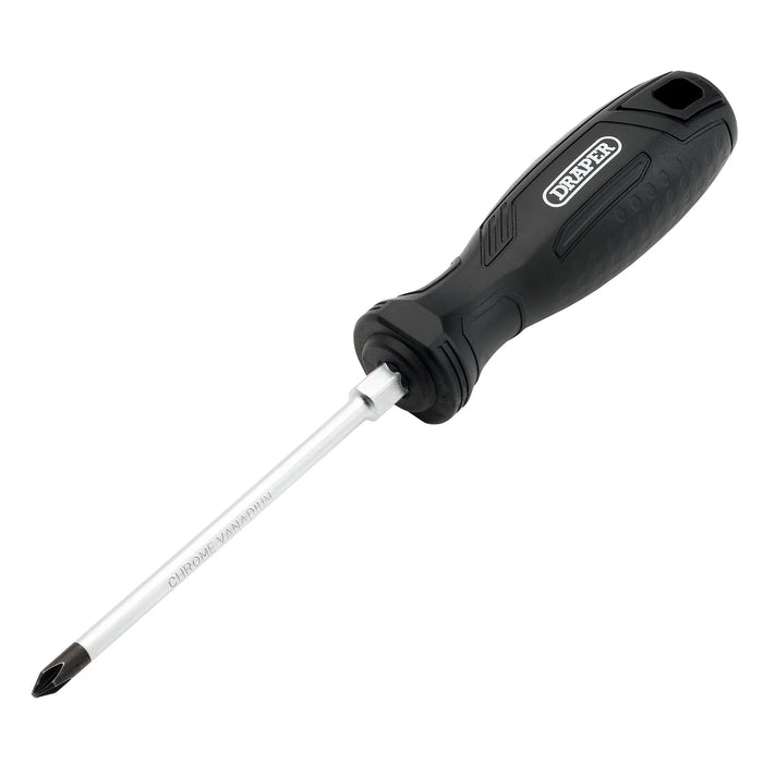 Draper Phillips Hard Grip Screwdriver, PH1 x 100mm - 220/PH