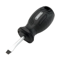 Draper Slotted Hard Grip Screwdriver, 5.5 38-450mm