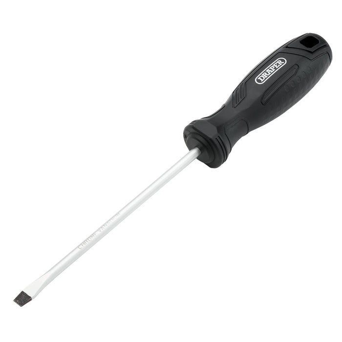 Draper Slotted Hard Grip Screwdriver, 5.5 38-450mm
