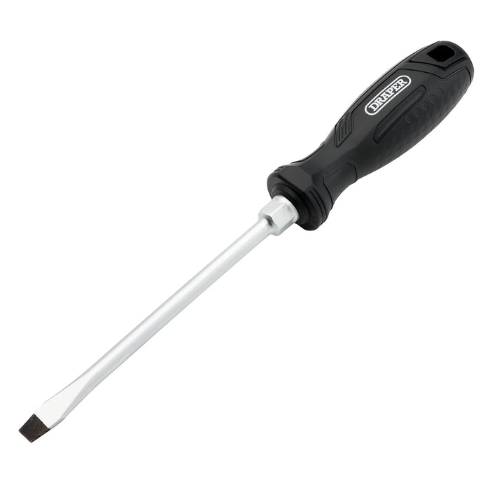 Draper Slotted Hard Grip Screwdriver, 8 x 150mm - 220/SL