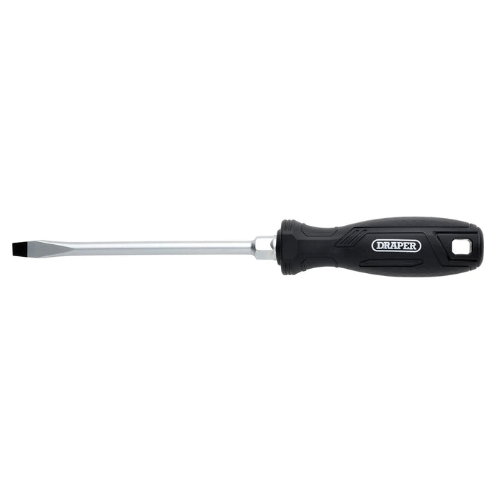 Draper Slotted Hard Grip Screwdriver, 8 x 150mm - 220/SL