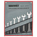 Teng Tools Double Open Ended Spanner Set AF Tool Roll 7 Pieces Teng Tools - Town Tools 